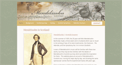 Desktop Screenshot of mendelssohninscotland.com